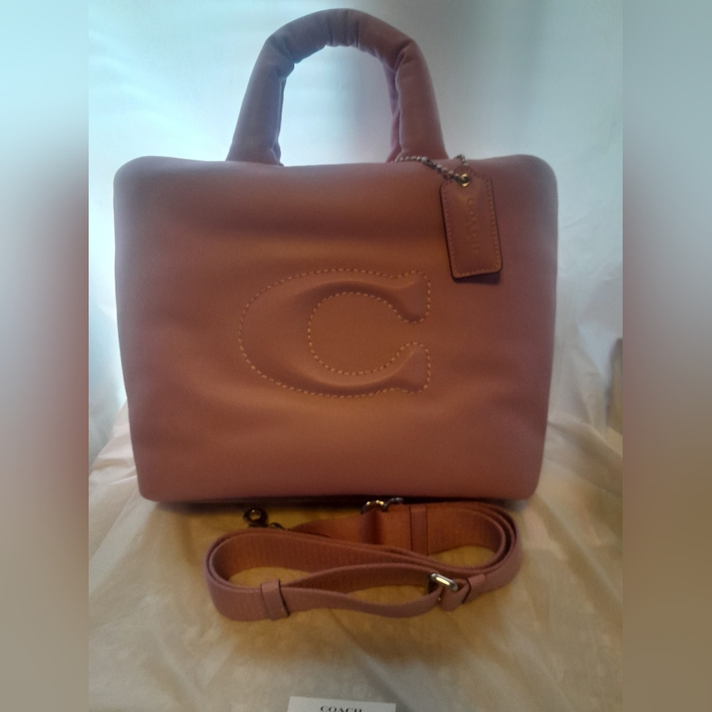 New Coach Pillow Tote (Pink Tulip Color) ๐ธ NWT ๐ธ - Picture 10 of 15